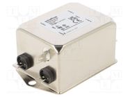 Filter: anti-interference; single-phase; 250VAC; Cx: 1uF; Cy: 10nF SCHAFFNER