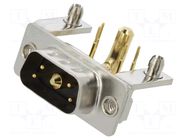 Connector: Special D-Sub; PIN: 5(1+4); plug; male; on PCBs; THT MH CONNECTORS