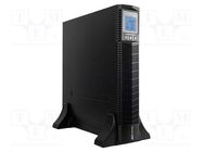 Power supply: UPS; 900W; 1kVA; 220÷240VDC; 440x86.5x430mm; 9Ah GREEN CELL