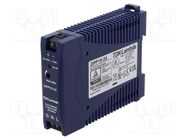 Power supply: switching; for DIN rail; 15W; 24VDC; 630mA; -10÷71°C TDK-LAMBDA