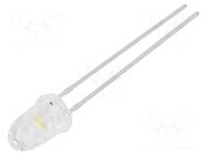 LED; white warm; 5mm; 16500÷50000mcd; 12°; Front: convex; -40÷85°C BRIGHTEK (EUROPE)