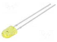 LED; yellow; oval; 5.2x3.8x7mm; 1600÷2500(typ)-4000mcd; 110/60° BRIGHTEK (EUROPE)