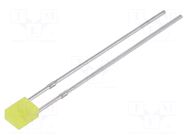LED; yellow; rectangular; 2x3mm; 100÷120(typ)-180mcd; 120°; 20mA BRIGHTEK (EUROPE)