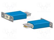 Test plug; PS; L: 56mm; 90Ω; W: 35mm; HDMI; H: 27mm; 14Gbps INGUN