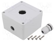 Enclosure: for remote controller; X: 90mm; Y: 90mm; Z: 60mm KRADEX