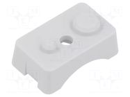 Holder; ABS; light grey; 10pcs. KRADEX