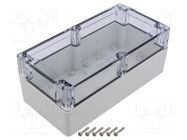 Enclosure: multipurpose; X: 100mm; Y: 200mm; Z: 75mm; ZP; ABS; IP67 KRADEX