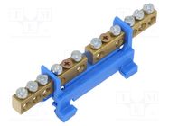 Connector: terminal block; ways: 2; terminals: 10; blue PAWBOL