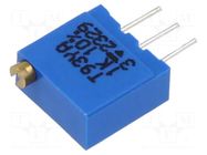 Potentiometer: mounting; multiturn; 1kΩ; 500mW; THT; ±10%; linear VISHAY