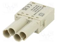 Connector: HDC; module; male; Han-Modular®; PIN: 4; push-in; 40A HARTING