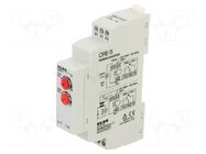 Current monitoring relay; AC/DC current; 24÷240VAC; 24VDC; IP40 ELCO SRL