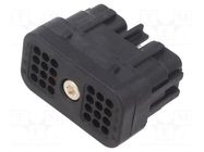 Connector: wire-wire/PCB; terminals, size 20; plug; female; DRC DEUTSCH