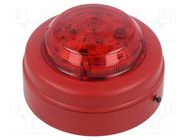 Signaller: lighting; flashing light; red; 9÷60VDC; IP21C,IP65 EATON ELECTRIC