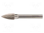 Rotary burr; Ø: 3mm; L: 38mm; metal; Working part len: 12mm; rod 3mm ALPEN-MAYKESTAG