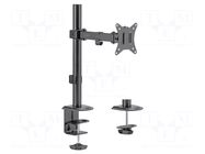 Holder; 9kg; 17÷32"; Arm len: 200mm; Standard: 75x75mm,100x100mm LOGILINK