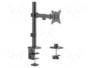Holder; 9kg; 17÷32"; Arm len: 200mm; Standard: 75x75mm,100x100mm LOGILINK