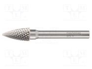 Rotary burr; Ø: 3mm; L: 3mm; metal; Working part len: 12mm; rod 3mm ALPEN-MAYKESTAG