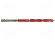 Drill bit; Ø: 7mm; 9/32"; L: 100mm; steel; tungsten carbide ALPEN-MAYKESTAG