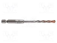 Drill bit; for concrete; Ø: 6mm; L: 100mm; 1/4" (E6,3mm) ALPEN-MAYKESTAG