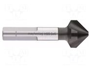 Countersink; high speed steel cobalt HSS-Co; Mounting: rod 5mm ALPEN-MAYKESTAG