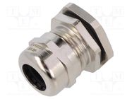 Cable gland; M25; 1.5; IP68; brass; Entrelec TE Connectivity