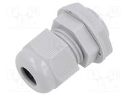 Cable gland; M16; 1.5; IP68; polyamide; light grey; Entrelec TE Connectivity