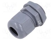 Cable gland; M20; 1.5; IP68; polyamide; grey; Entrelec TE Connectivity