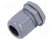 Cable gland; M25; 1.5; IP68; polyamide; grey; Entrelec TE Connectivity