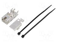Connector: RJ45; plug; PIN: 8; Cat: 6a; shielded; 8p8c; for cable WEIDMÜLLER