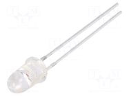 LED; yellow; 5mm; 15°; Front: convex; 2.1÷2.6VDC; No.of term: 2 OPTOSUPPLY