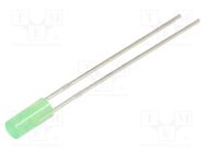 LED; 3mm; yellow green; 68÷100mcd; 110°; Front: flat; 2.1÷2.6V; 78mW OPTOSUPPLY