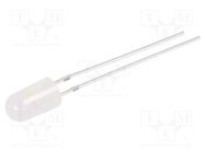 LED; 4.8mm; white warm; blinking; 1560÷2180mcd; 60°; 3/3.5/5V; 20mA OPTOSUPPLY