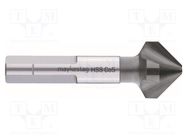 Countersink; high speed steel cobalt HSS-Co; Mounting: rod 8mm ALPEN-MAYKESTAG