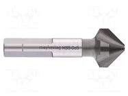 Countersink; high speed steel cobalt HSS-Co; Mounting: rod 5mm ALPEN-MAYKESTAG