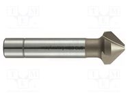 Countersink; high speed steel cobalt HSS-Co; Mounting: rod 8mm ALPEN-MAYKESTAG