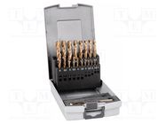 Drill set; for metal; high speed steel cobalt HSS-Co; 24pcs. ALPEN-MAYKESTAG