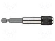Holder; 1/4"; Overall len: 79mm; Mounting: 1/4" (C6,3mm) ALPEN-MAYKESTAG