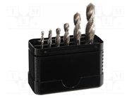 Kit: taps; Thread: M10,M3,M4,M5,M6,M8; 6pcs. ALPEN-MAYKESTAG