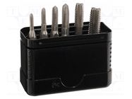 Kit: taps; Thread: M10,M3,M4,M5,M6,M8; 6pcs. ALPEN-MAYKESTAG