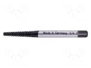 Screw extractor; 68mm; hexagonal; Size: 2 ALPEN-MAYKESTAG