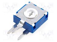 Potentiometer: mounting; single turn,vertical; 470Ω; 0.15W; ±20% ACP