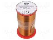 Coil wire; double coated enamelled; 1.4mm; 0.5kg; -65÷200°C INDEL