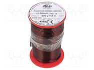 Coil wire; double coated enamelled; 1.9mm; 0.5kg; -65÷200°C INDEL