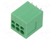 PCB terminal block; straight; 3.5mm; ways: 3; on PCBs; 24AWG÷16AWG ADAM TECH