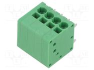 PCB terminal block; angled 90°; 3.5mm; ways: 4; on PCBs; terminal ADAM TECH