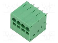 PCB terminal block; straight; 3.5mm; ways: 4; on PCBs; 24AWG÷16AWG ADAM TECH