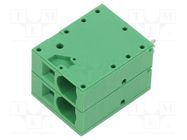 PCB terminal block; straight; 10mm; ways: 2; on PCBs; 18AWG÷4AWG ADAM TECH