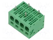 Connector: PCB terminal block; terminal; 40A; 600V; angled 90° ADAM TECH