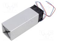 Heatsink: extruded; natural; L: 100mm; W: 40mm; H: 40mm; 1.1K/W; 5VDC 