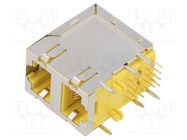 Connector: RJ45; socket; PIN: 8; Layout: 8p8c; Number of ports: 2 ADAM TECH